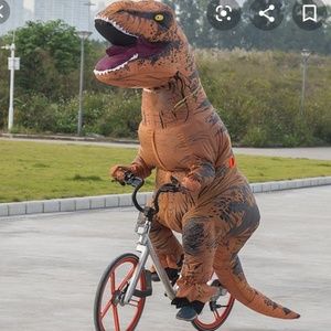 Adult Jurassic World Inflatable T-Rex Costume